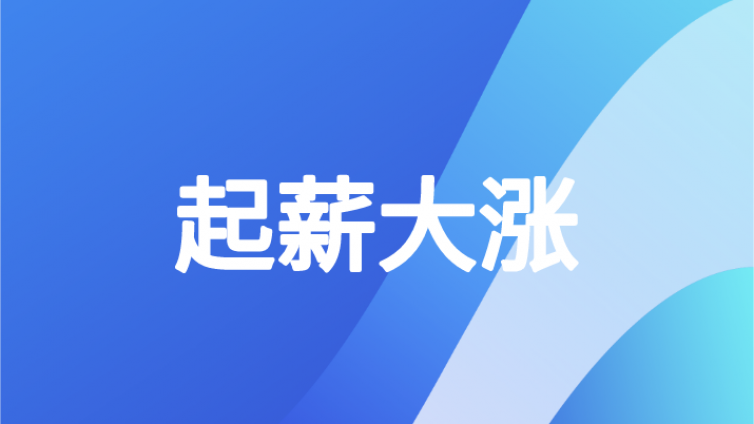 中级会计人请注意：2020年起薪，大涨！