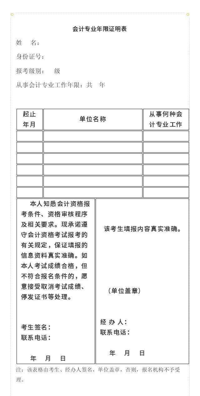 2021年中级会计报名时间