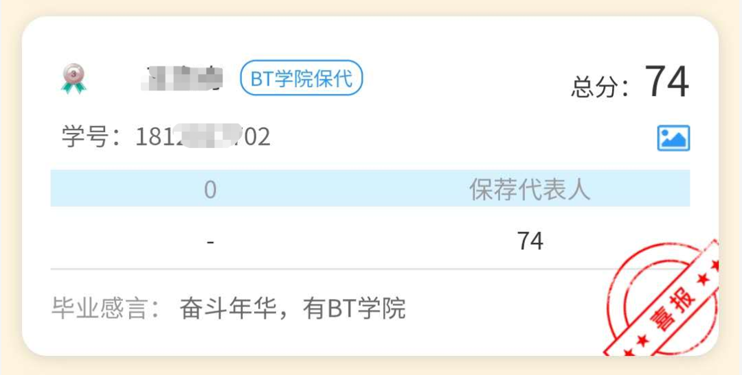 BT学院保荐代表人考试成绩