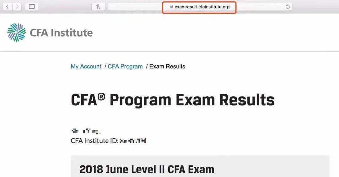 CFA查分